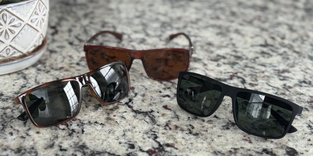 KALIYADI Polarized Sunglasses for Men and Women, Mens Sun Glasses with UV Protection for Driving Fishing Golf (3 Packs)